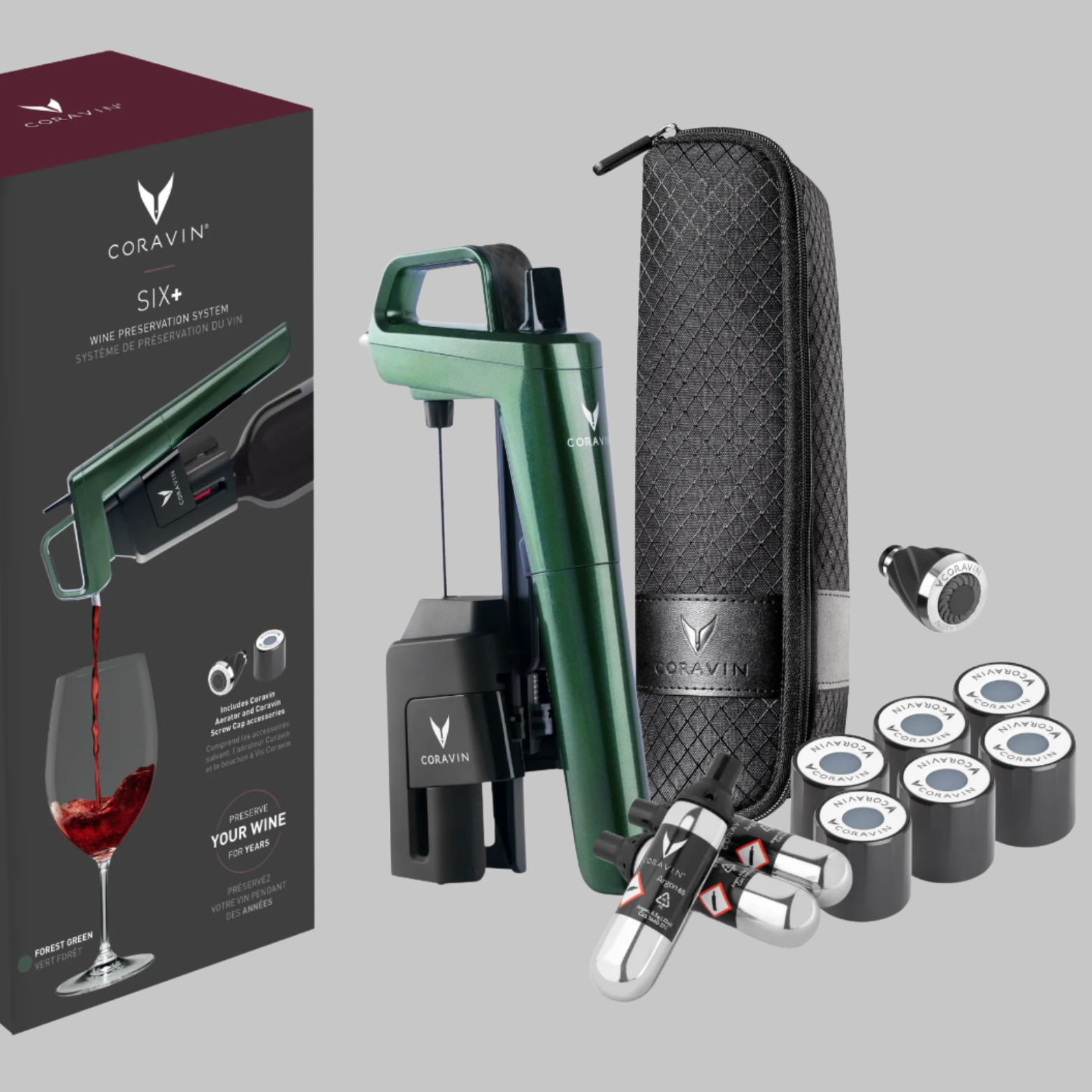 CORAVIN TIMELESS SIX PLUS LIMITIERTE EDITION GRÜN