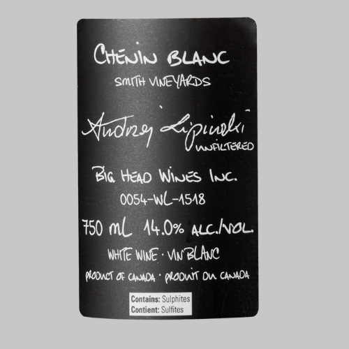 Big Head Raw Chenin Blanc