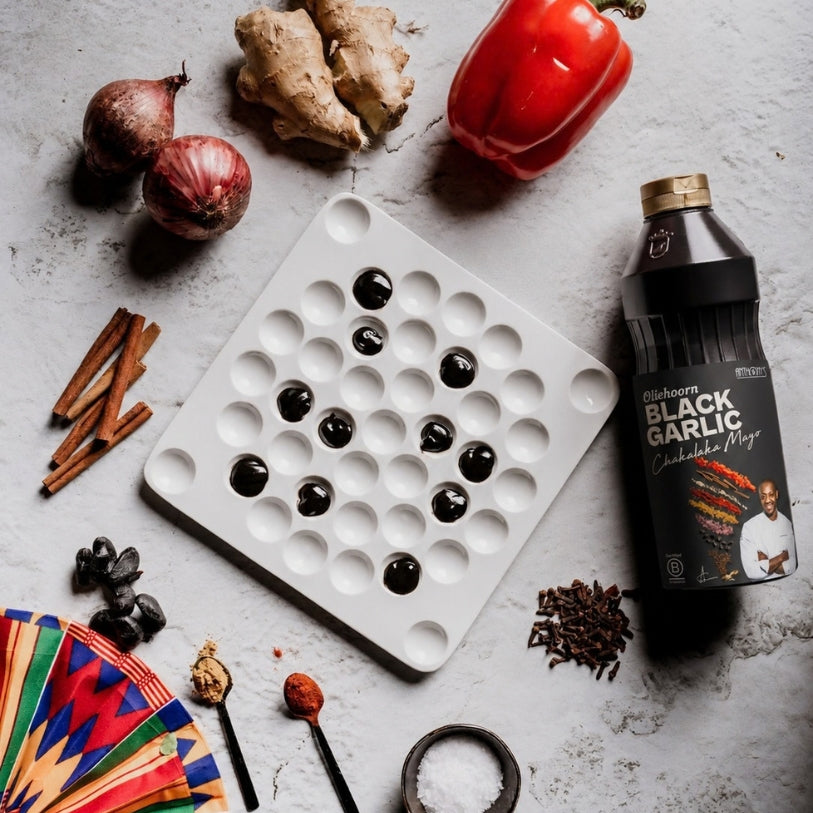 Black Garlic Chakalaka Mayo
