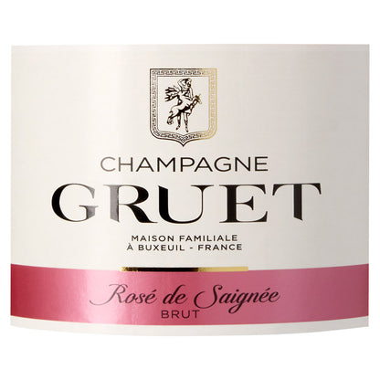Champagne Gruet Rosé de Saignée Brut