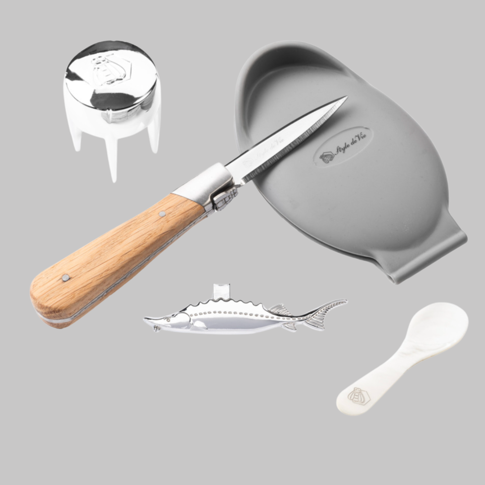 Austernmesser Geschenkset Laguiole Style de Vie Luxury Line The Exclusive Edition